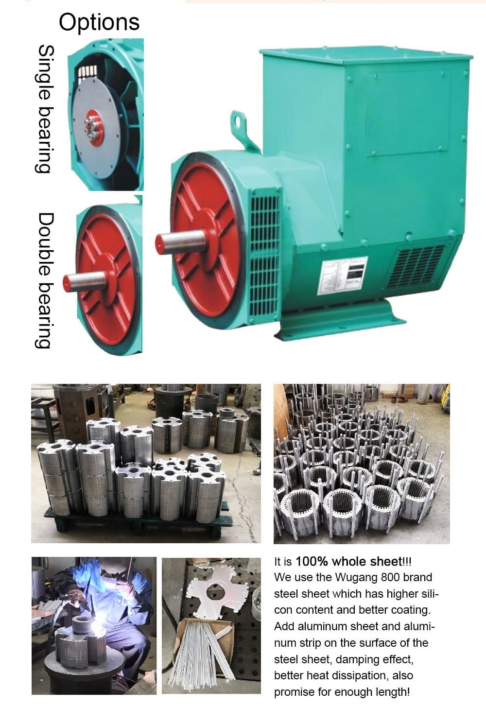 Stamford type alternator